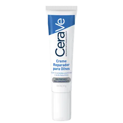 A imagem mostra o Creme para Área dos Olhos Eye Repair de CeraVe.