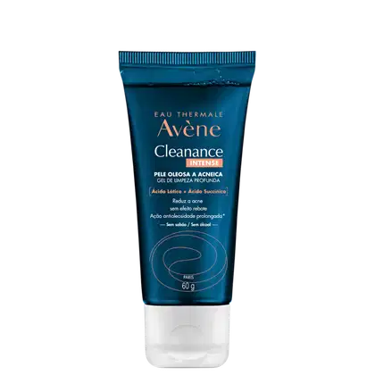 A imagem mostra o Gel de Limpeza Profunda Cleanance Intense da marca Avène.