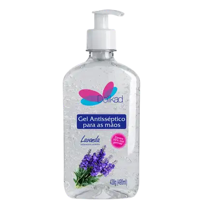 Imagem do produto Delikad Lavanda Álcool Gel - Gel Antisséptico 490ml