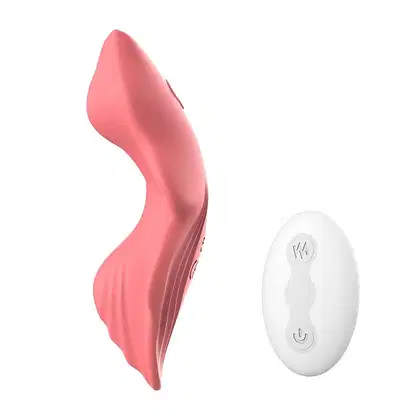 Imagem do produto Vibrador de Calcinha Recarregável Selim com Controle sem Fio - Rosa