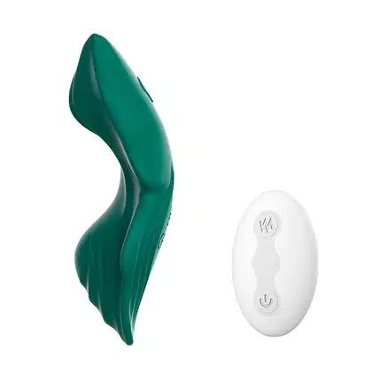Imagem do produto Vibrador de Calcinha Recarregável Selim com Controle sem Fio Verde