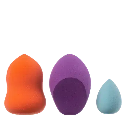 Imagem do produto Kit Macrilan Trio de Esponjas para Maquiagem EP06 (3 Produtos)