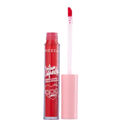Imagem do produto Vizzela Cosméticos Dog Lovers Cor 08 Cavalier - Batom Líquido 3,5g