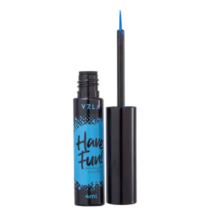 Imagem do produto Vizzela Cosméticos Have Fun! Azul - Delineador Líquido 4ml