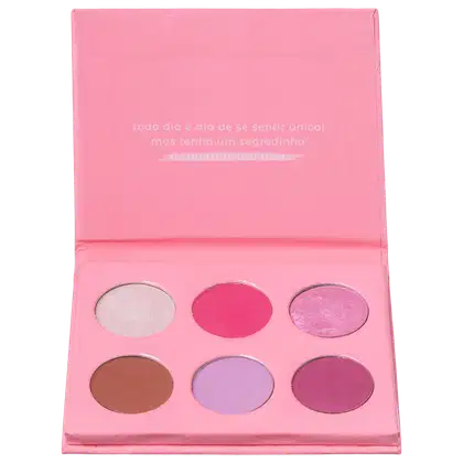 Imagem do produto Vizzela Cosméticos Às Quartas Usamos Rosa! - Paleta de Sombras 14,4g