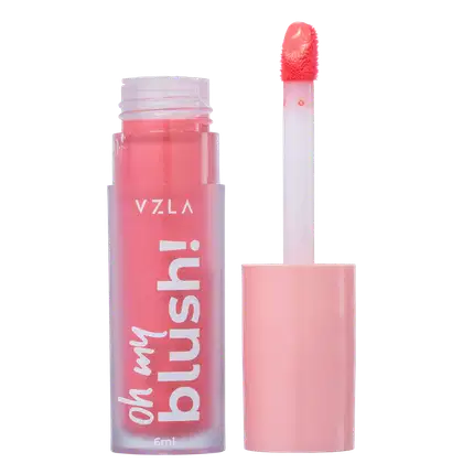 Imagem do produto Vizzela Cosméticos Oh My Blush! Cor 03 Rouge Rose - Blush Líquido 6ml