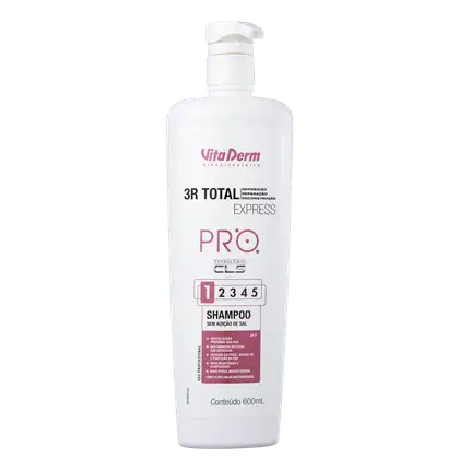 Imagem do produto Vita Derm SOS Capilar 3R Total Express 1 - Shampoo 600ml