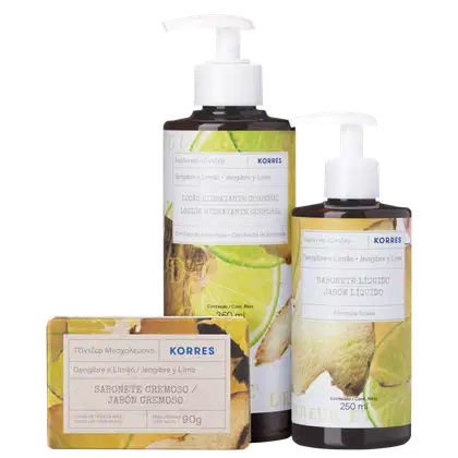 Imagem do produto Kit Korres Banho de Cuidados (3 produtos)