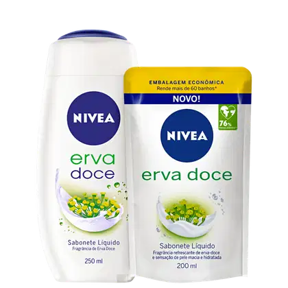 Imagem do produto Kit NIVEA Sabonete Líquido Erva Doce (2 Produtos)