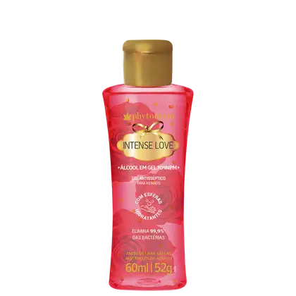 Imagem do produto Phytoderm Intense Love Álcool Gel 70% - Gel Antisséptico 60ml