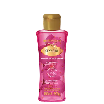 Imagem do produto Phytoderm Sexy Girl Álcool Gel 70% - Gel Antisséptico 60ml