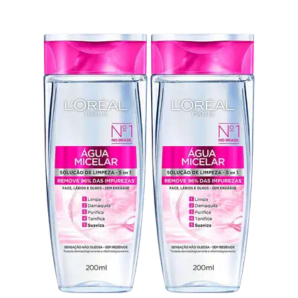 Imagem do produto Kit L'Oréal Paris Dermo Expertise Água Micelar 2x200ml