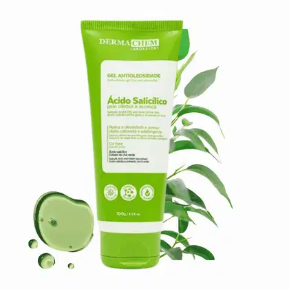 Imagem do produto Gel Facial Antioleosidade Dermachem Ácido Salicílico 100g