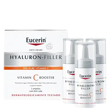 Imagem do produto Eucerin Hyaluron-Filler Vitamin C Booster - Sérum Redutor de Linhas 3x8ml