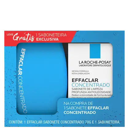 Imagem do produto Kit La Roche-Posay Effaclar Sabonete Concentrado + Saboneteira Duo (2 Produtos)