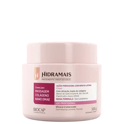 Imagem do produto Hidramais Colágeno Nano DMAE - Creme de Massagem 500g