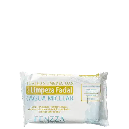 Imagem do produto Fenzza Make Up Água Micelar - Lenço Demaquilante (25 Unidades)