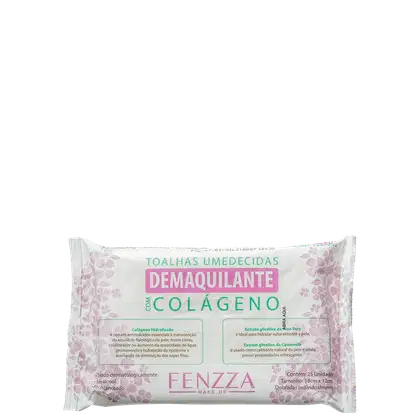 Imagem do produto Fenzza Make Up Colágeno - Lenço Demaquilante (25 Unidades)