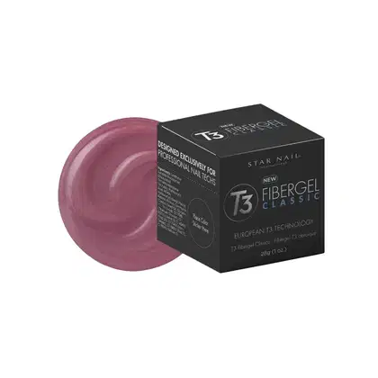 Imagem do produto Gel Fibra Cuccio T3 Fibergel Dark Pink Estruturação 28 g