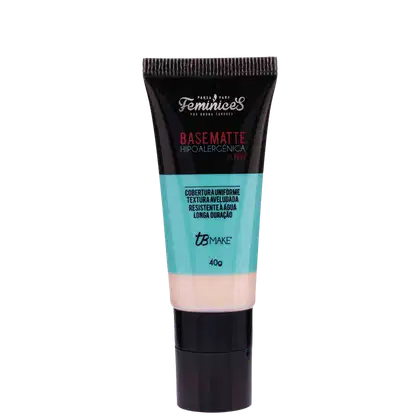 Imagem do produto TB Make Pausa para Feminices Bruna Tavares Hipoalergênica Matte C10 - Base Líquida 40g