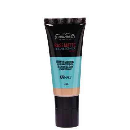 Imagem do produto TB Make Pausa para Feminices Bruna Tavares Hipoalergênica Matte M20 - Base Líquida 40g