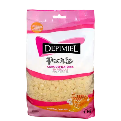 Imagem do produto Depimiel Pearls Natural - Cera Depilatória em Pérolas 1kg