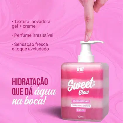 Imagem do produto Kit 10 SWEET GLOW Gel Hidrata Virilha Beijável Chiclete Atac