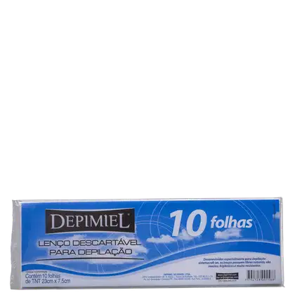 Imagem do produto Depimiel TNT Descartável - Lenço Depilatório (10 Unidades)