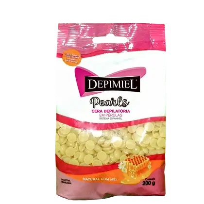 Imagem do produto Depimiel Pearls Natural - Cera Depilatória em Pérolas 200g