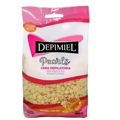 Imagem do produto Depimiel Pearls Natural - Cera Depilatória em Pérolas 500g