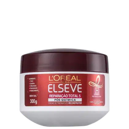 Imagem do produto Elseve L'Oréal Paris Reparação Total 5 Pós Química - Máscara Capilar de Tratamento 300g