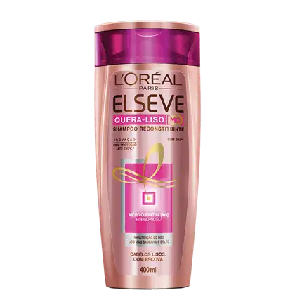 Imagem do produto Elseve L'Oréal Paris Quera-Liso MQ - Shampoo 400ml