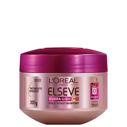Imagem do produto Elseve L'Oréal Paris Quera-Liso MQ - Máscara de Tratamento 300g
