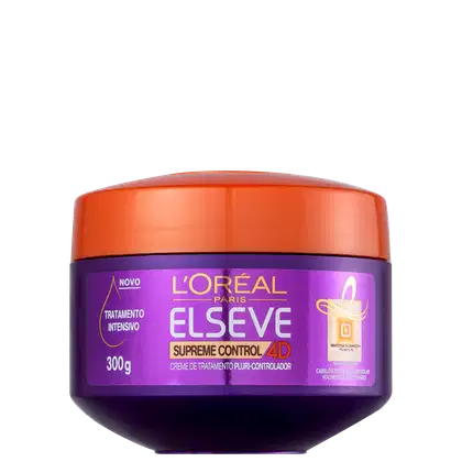 Imagem do produto Elseve L'Oréal Paris Supreme Control 4D - Máscara de Tratamento 300g