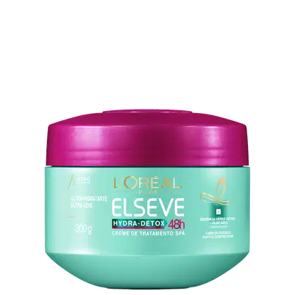 Imagem do produto Elseve L'Oréal Paris Hydra Detox 48h - Máscara de Tratamento 300g