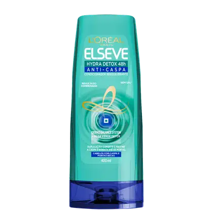Imagem do produto Elseve L'Oréal Paris Hydra Detox 48h Anti-Caspa - Condicionador 400ml