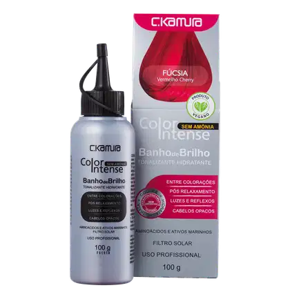 Imagem do produto C.Kamura Color Intense Banho de Brilho Fucsia - Máscara Tonalizante 100g