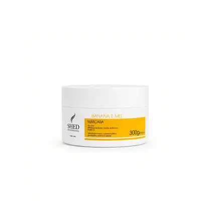 Imagem do produto Máscara 300g Banana e Mel Nutrição e Reposição Lipídica | Shed Professional