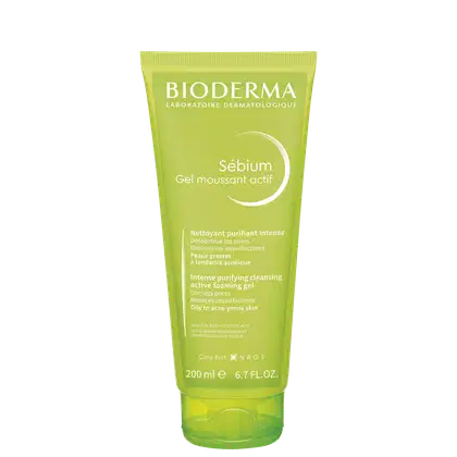 Imagem do produto Bioderma Sébium Gel Moussant Actif - Gel de Limpeza Purificante Intensiva 200ml