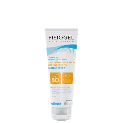 Imagem do produto Fisiogel Terapia de Hidratação Diária FPS 50 - Loção Hidratante 60ml