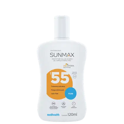 Imagem do produto Sunmax Fluid FPS 55 - Protetor Solar 120ml