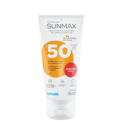 Imagem do produto Sunmax Sensitive FPS 50 - Protetor Solar 160ml
