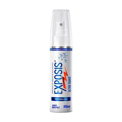 Imagem do produto Repelente Exposis Ultra Suave Líquido Spray 100ml Oil Free
