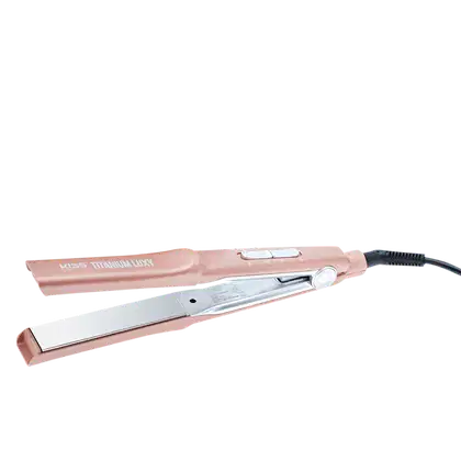 Imagem do produto Kiss New York Titanium Luxy Gold Edition Bivolt - Prancha de Cabelo