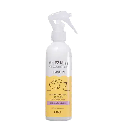 Imagem do produto Mr. & Miss Pet Cosméticos Mr. Miss Desembaraçador de Pelos - Spray Leave-In 240ml