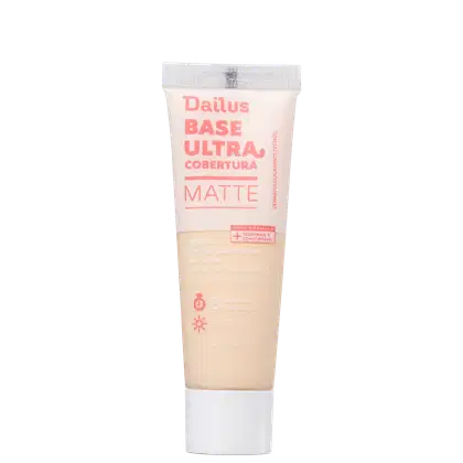 Imagem do produto Dailus Ultra Cobertura Matte D2 Claro - Base Líquida 28ml