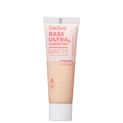 Imagem do produto Dailus Ultra Cobertura Matte D4 Claro - Base Líquida 28ml