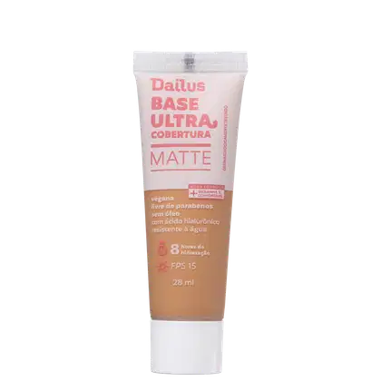 Imagem do produto Dailus Ultra Cobertura Matte D8 Médio - Base Líquida 28ml