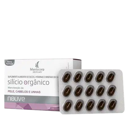 Imagem do produto Mantecorp Nouve Silício Orgânico - Suplemento Vitamínico (60 Cápsulas)