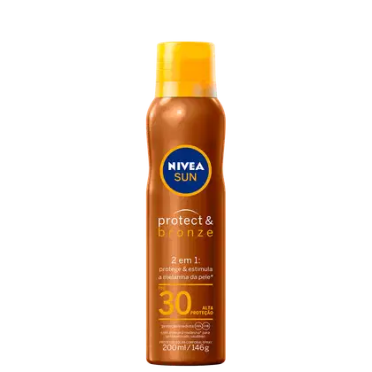 Imagem do produto NIVEA SUN Protect & Bronze Spray FPS30 - Protetor Solar 200ml